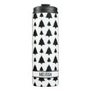 Search for modern black white christmas tree mugs Simple