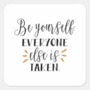 Search for yourself stickers Typography