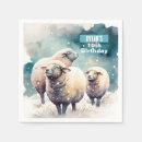 Search for sheep napkins Watercolor