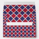 Search for red white gingham envelopes Pattern