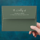 Search for olive green wedding envelopes Simple