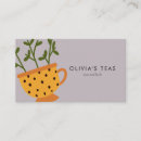 Search for tea business cards Floral