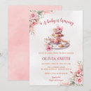 Search for baby is brewing tea invitations Floral tea party