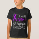 Search for purple ribbon tshirts Brain