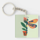 Search for retro flower keychains Butterflies