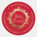 Search for wreaths return address labels Family