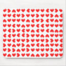 Search for red heart pattern mousepads Valentines