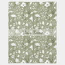 Search for sage green blankets Boho