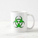 Search for biohazard symbol mugs Green