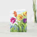 Search for blank floral cards Tulips