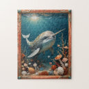 Recherche de narwhal puzzles Licorne