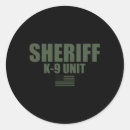 Search for sheriff department stickers Canine unit