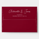 Recherche de red wedding envelopes Simple