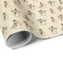 Search for vintage snowman wrapping paper Rustic