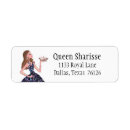 Search for queen return address labels Princess