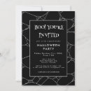 Search for stylish halloween invitations Black and white