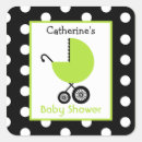 Search for polka dot baby shower stickers Stroller