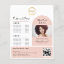 Search for aesthetician flyers Hair stylist