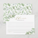 Search for bridal shower game advice cards Greenery