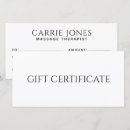 Search for massage therapy business gift certificates Customer