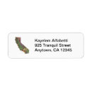 Search for california return address labels Map