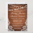 Search for string lights bridal shower invitations Wood