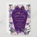 Search for floral halloween invitations Pink