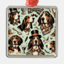 Recherche de basset hound ornements Animal de compagnie