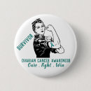 Search for ovarian cancer buttons Teal