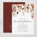 Search for rust bridal shower invitations Watercolor