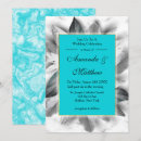 Search for teal and black wedding invitations Gold