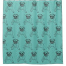 Search for pug shower curtains Animal