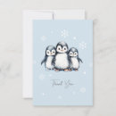 Search for cute penguin thank you cards Winter baby shower