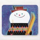 Search for winter snowman mousepads Vintage