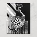 Search for chess art postcards Black and white