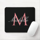 Recherche de bouche rose tapis souris Monogramme