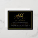 Search for foil birthday invitations Elegant