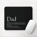 Recherche de fathers day mousepads Black and white