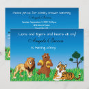 Search for lions and tigers bears invitations Baby