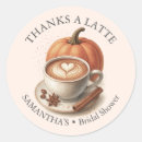 Search for love is brewing wedding stickers For her