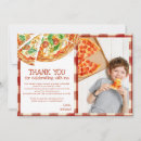 Search for pizza thank you cards Modern pizza party