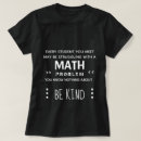 Recherche de mathématiques femme tshirts Citation