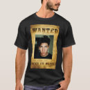 Search for wanted poster tshirts Outlaw