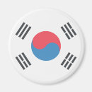 Recherche de la corée du sud magnets Drapeaux du monde