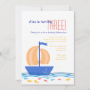 Recherche de voilier anniversaire invitations Gouvernail