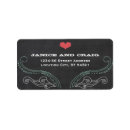 Search for rustic chalkboard return address labels Typography
