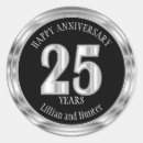 Search for 25 years stickers Silver