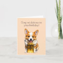 Search for cute corgi birthday cards Animals