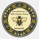 Search for two bees stickers Honey