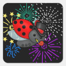 Search for new year fireworks stickers New years day